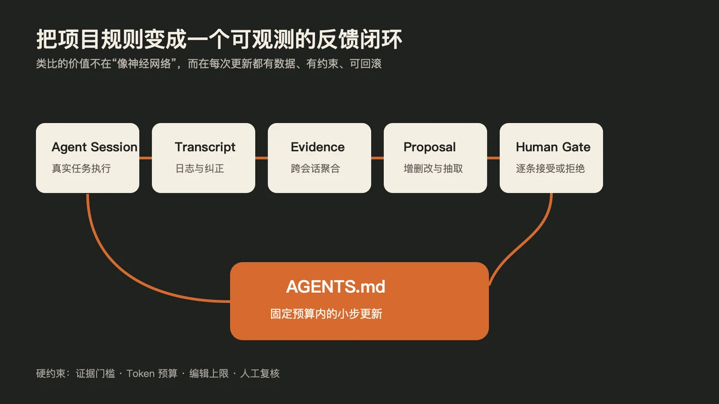 基于真实会话的项目规则反馈闭环