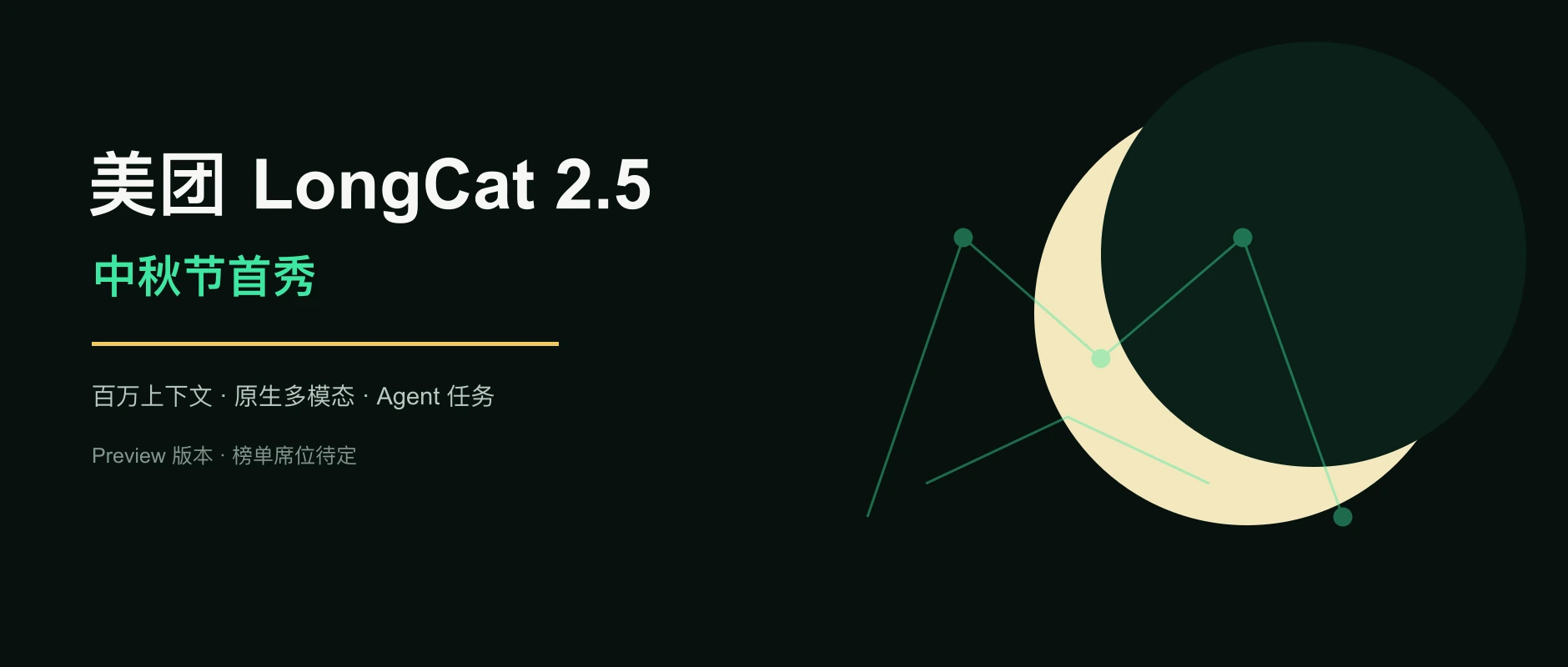 美团LongCat 2.5中秋节首秀